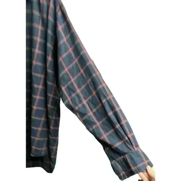 Ralph‎ Lauren Blaire Flannel Cotton Button Down Plaid Shirt Size Medium - Picture 3 of 7